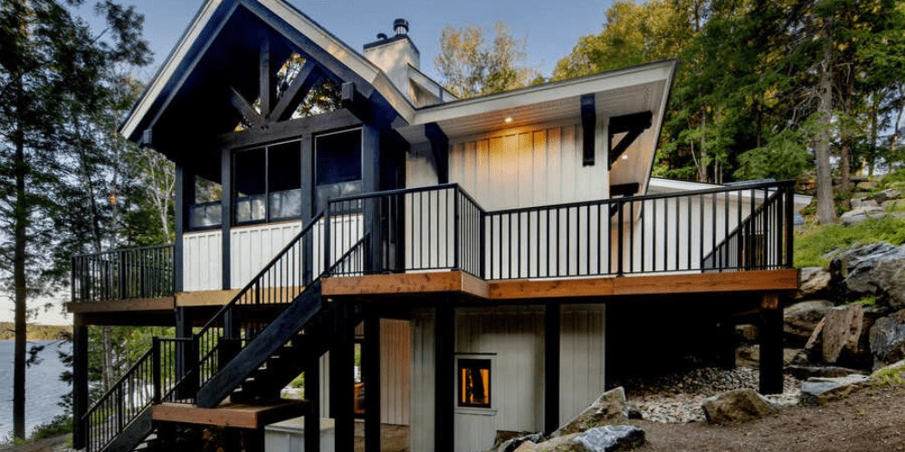 Lake Rosseau Contemporary Timber Frame