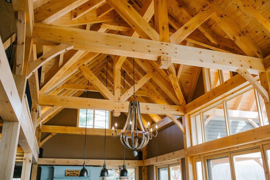 Isabella Lake Ceiling Custom Cottage | Ballantyne Builds