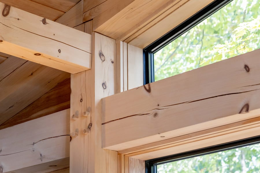 custom fresh wooden framing for cottage | Ballantyne Builds