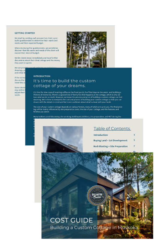 Cost Guide: Building a Custom Cottage in Muskoka